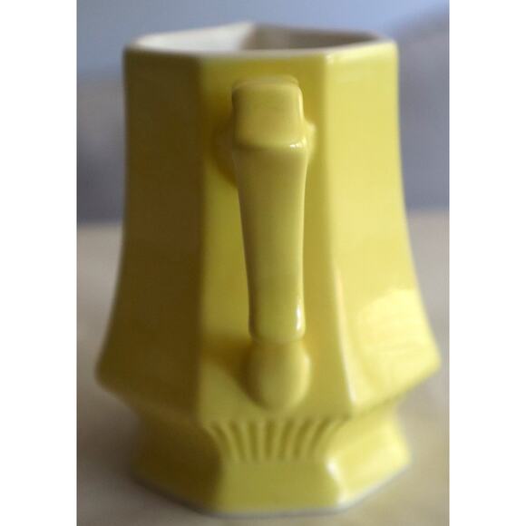 Vintage Yellow NIKKO Creamer Octagonal Classic Collection Mid Century Modern - Picture 2 of 8